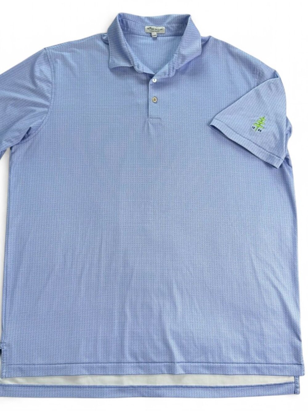 Peter Millar Summer Comfort Polo Shirt Men's XL Blue Golf